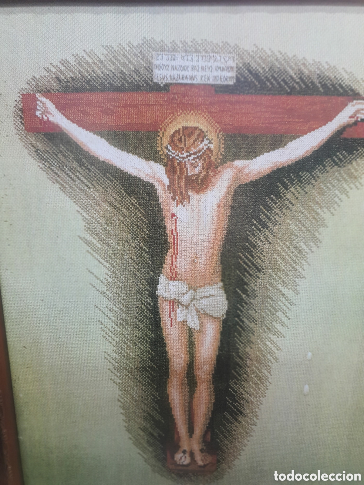 Antig&uuml;edades: gr&aacute;fica enmarcada Jesucristo - Foto 2