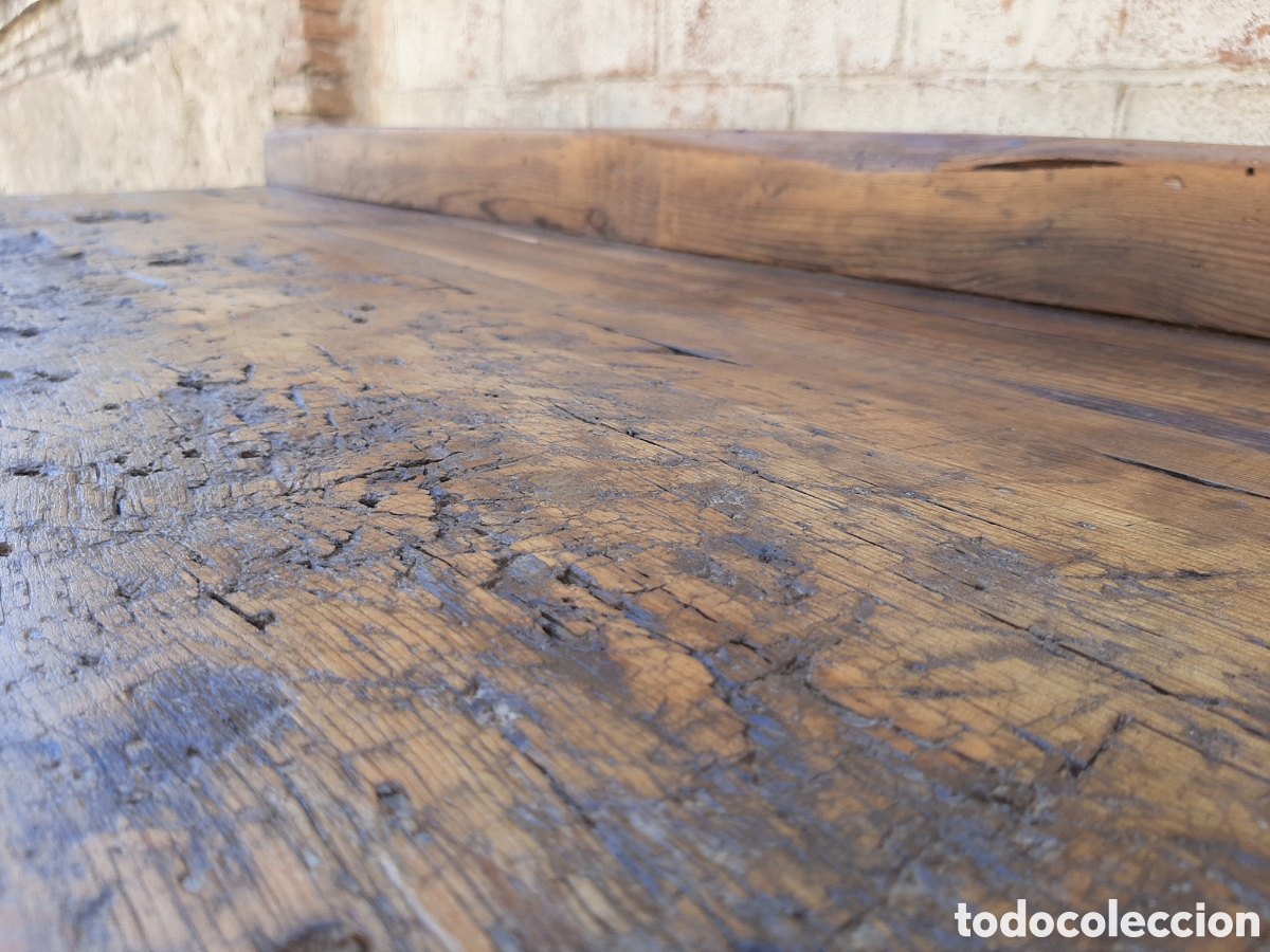 Antig&uuml;edades: Mesa antigua de trabajo r&uacute;stica - Foto 13