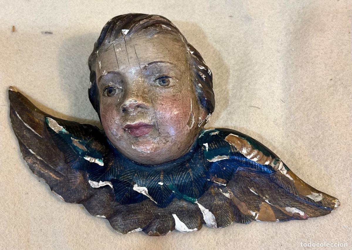 Antig&uuml;edades: ANTIGUA PAREJA ANGELITOS QUERUBINES - Foto 3