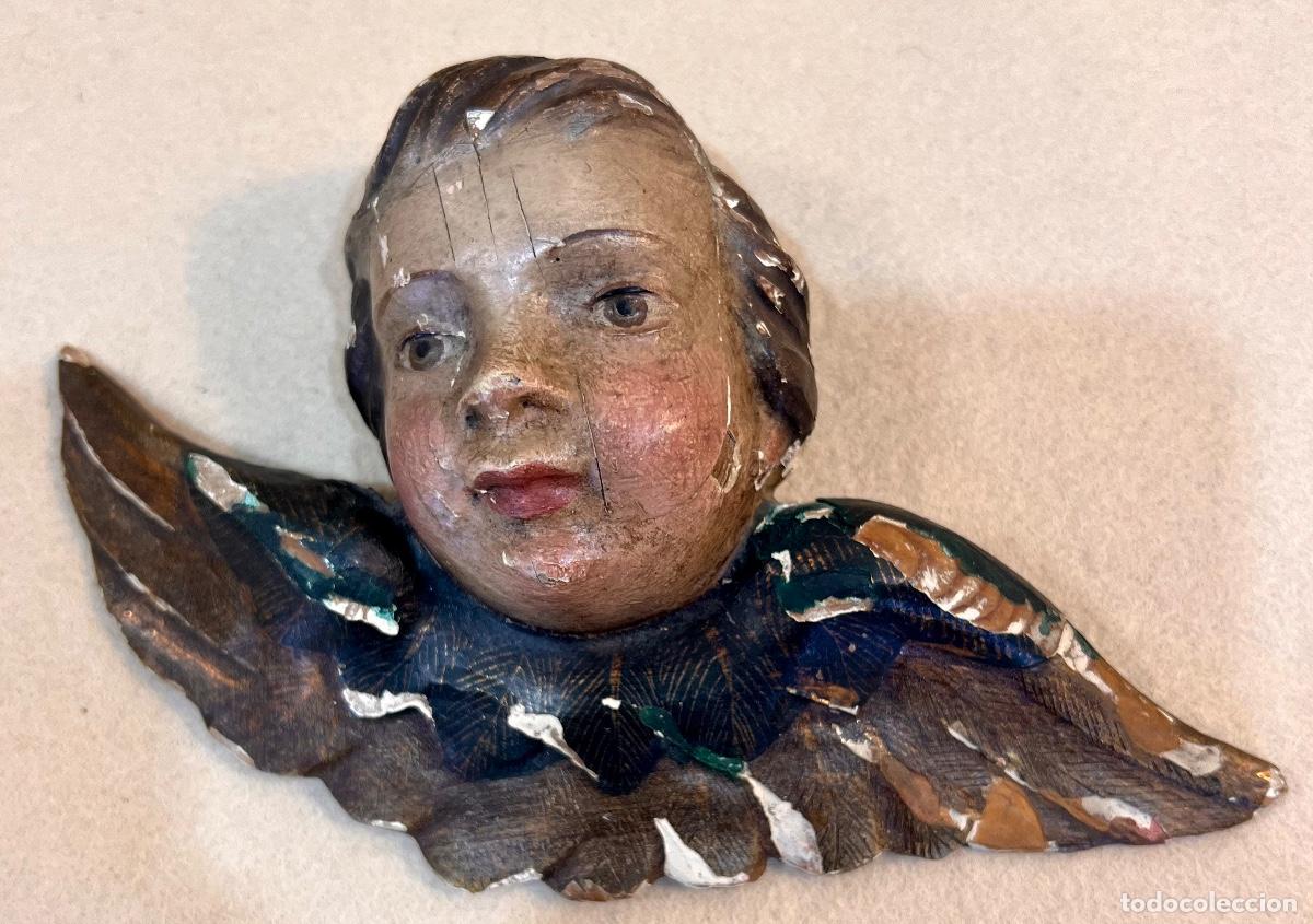 Antig&uuml;edades: ANTIGUA PAREJA ANGELITOS QUERUBINES - Foto 7