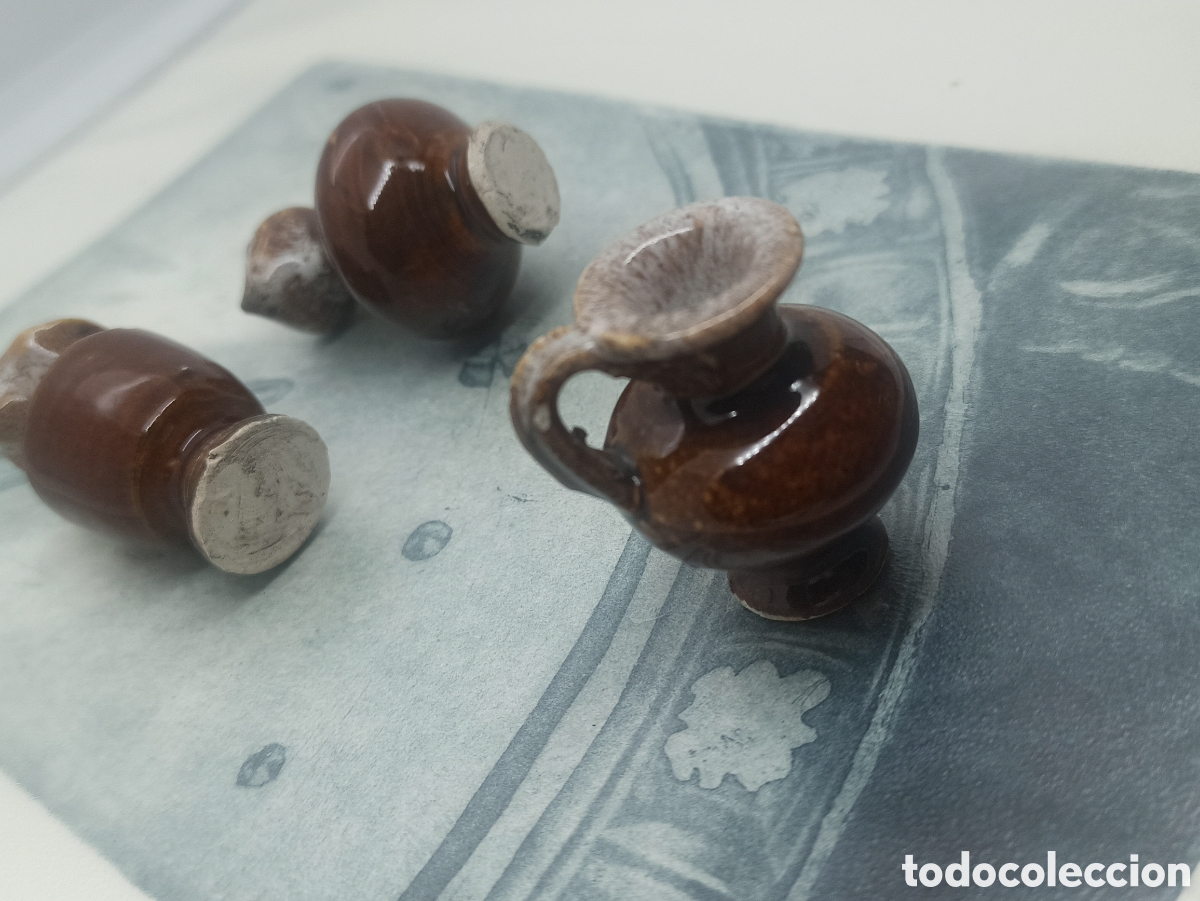 Antig&uuml;edades: Lote de 3 Jarras en miniatura - Foto 8