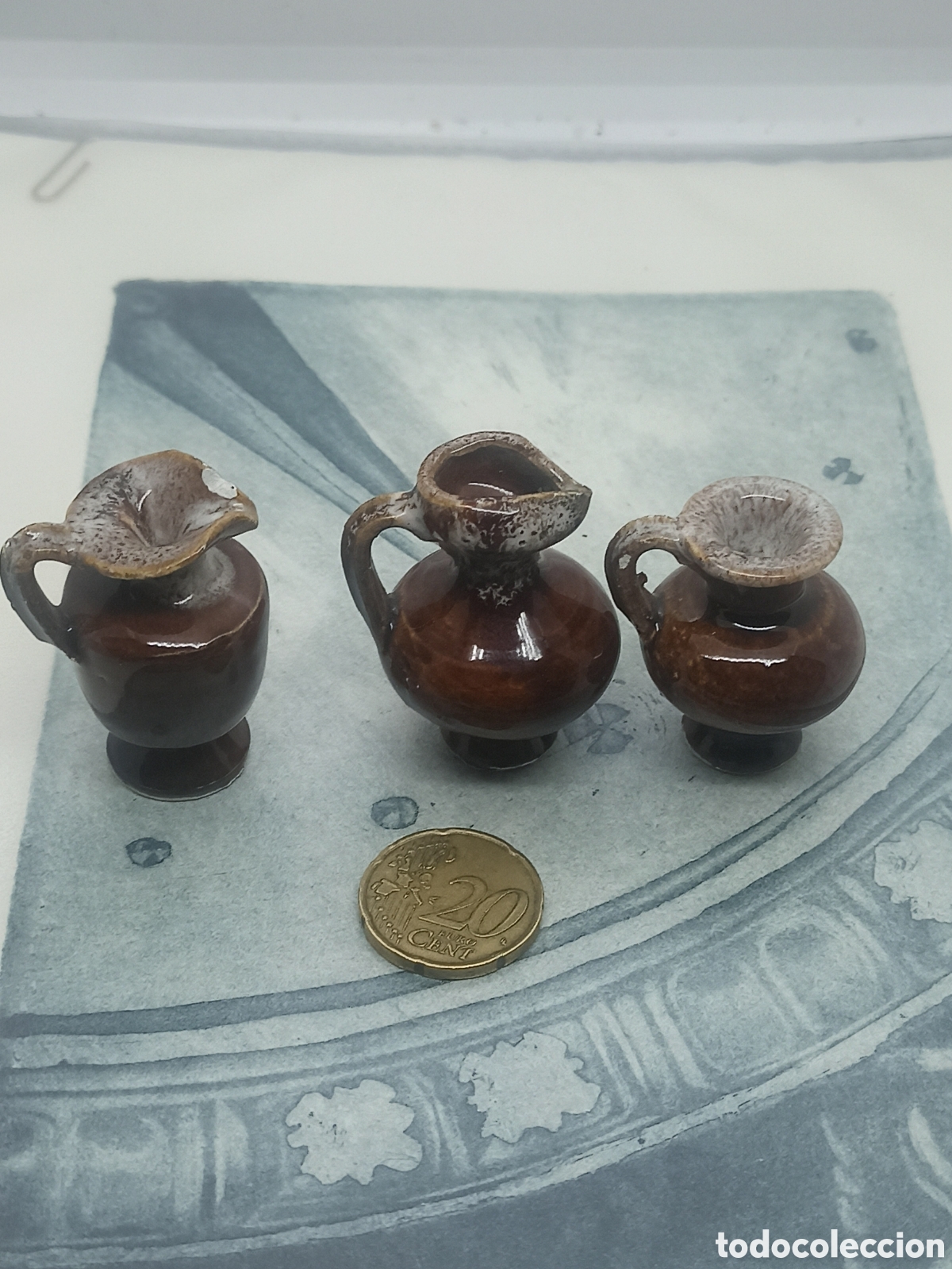 Antig&uuml;edades: Lote de 3 Jarras en miniatura - Foto 12