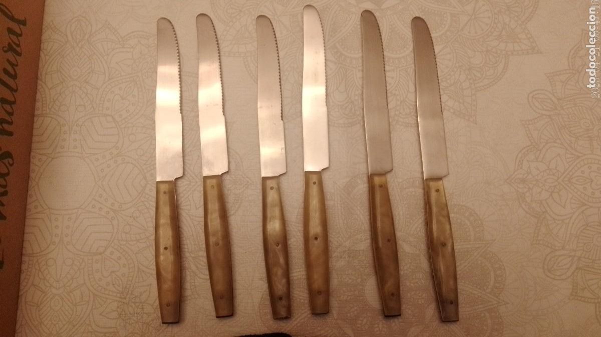 Antig&uuml;edades: 6 Cuchillos Acero