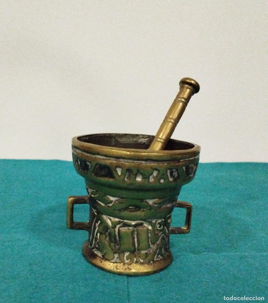 Antig&uuml;edades: Almirez-Mortero de Bronce con Asas / Bronze Mortar // jrsanchezantiques - Foto 1