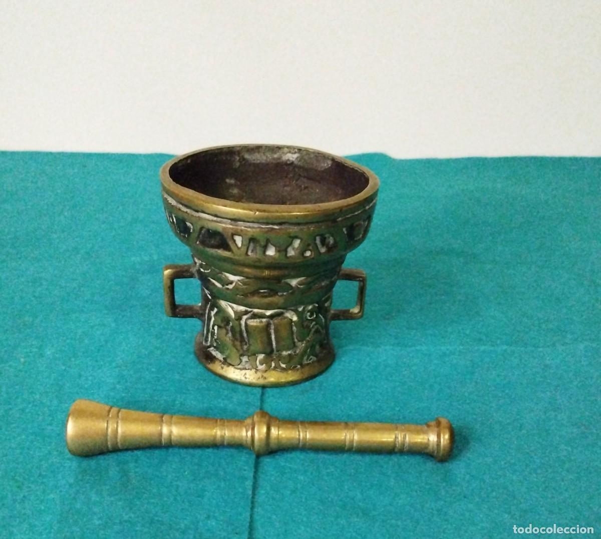 Antig&uuml;edades: Almirez-Mortero de Bronce con Asas / Bronze Mortar // jrsanchezantiques - Foto 3
