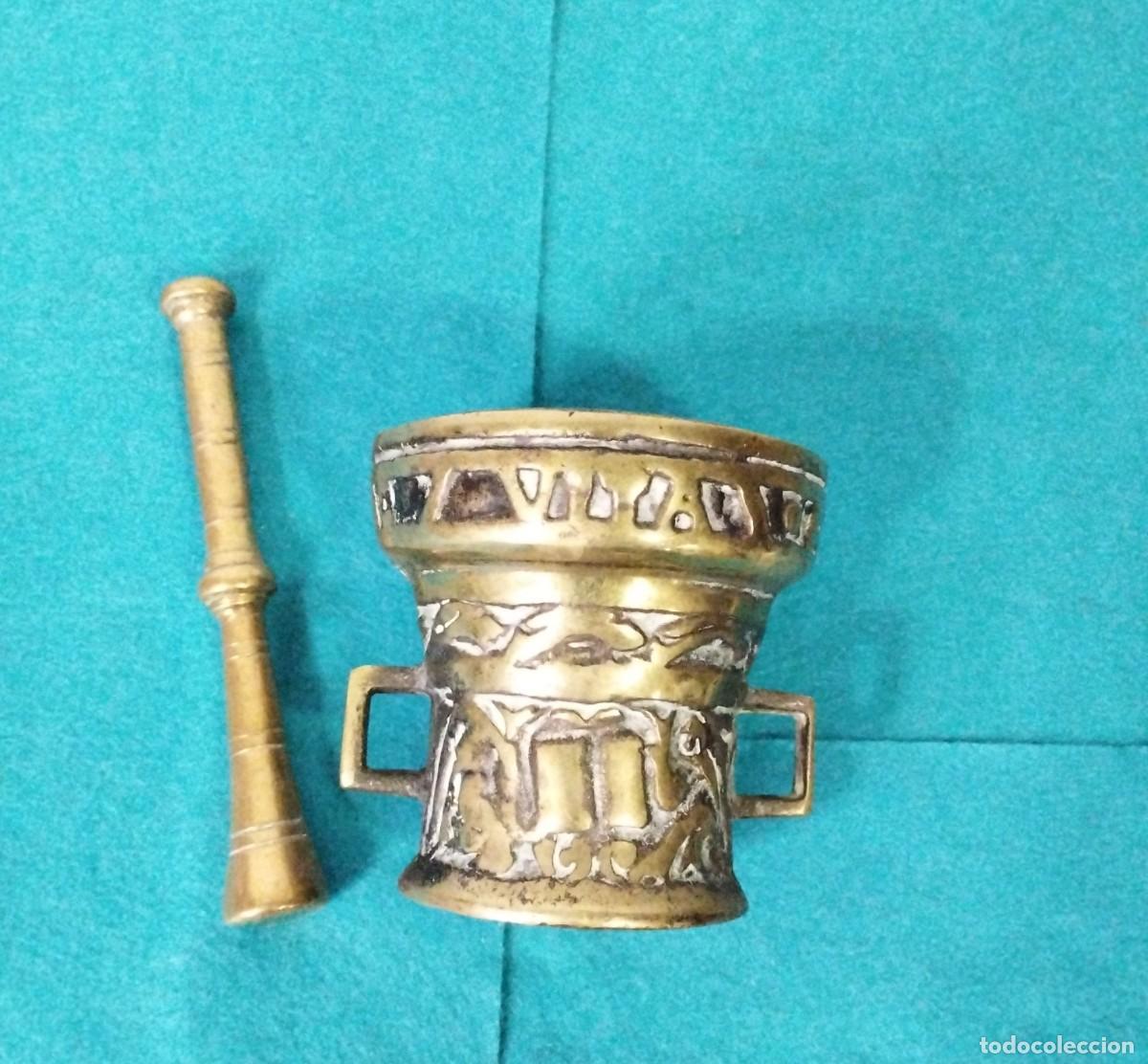Antig&uuml;edades: Almirez-Mortero de Bronce con Asas / Bronze Mortar // jrsanchezantiques - Foto 5