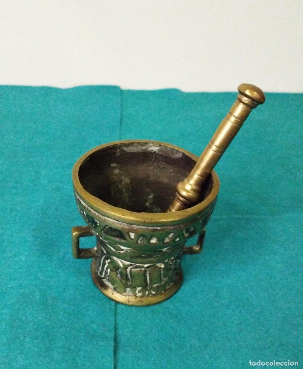 Antig&uuml;edades: Almirez-Mortero de Bronce con Asas / Bronze Mortar // jrsanchezantiques - Foto 6
