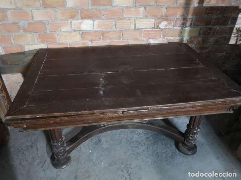 Antig&uuml;edades: Mesa antigua tallada - Foto 2