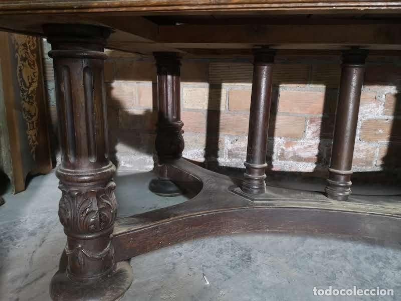 Antig&uuml;edades: Mesa antigua tallada - Foto 6