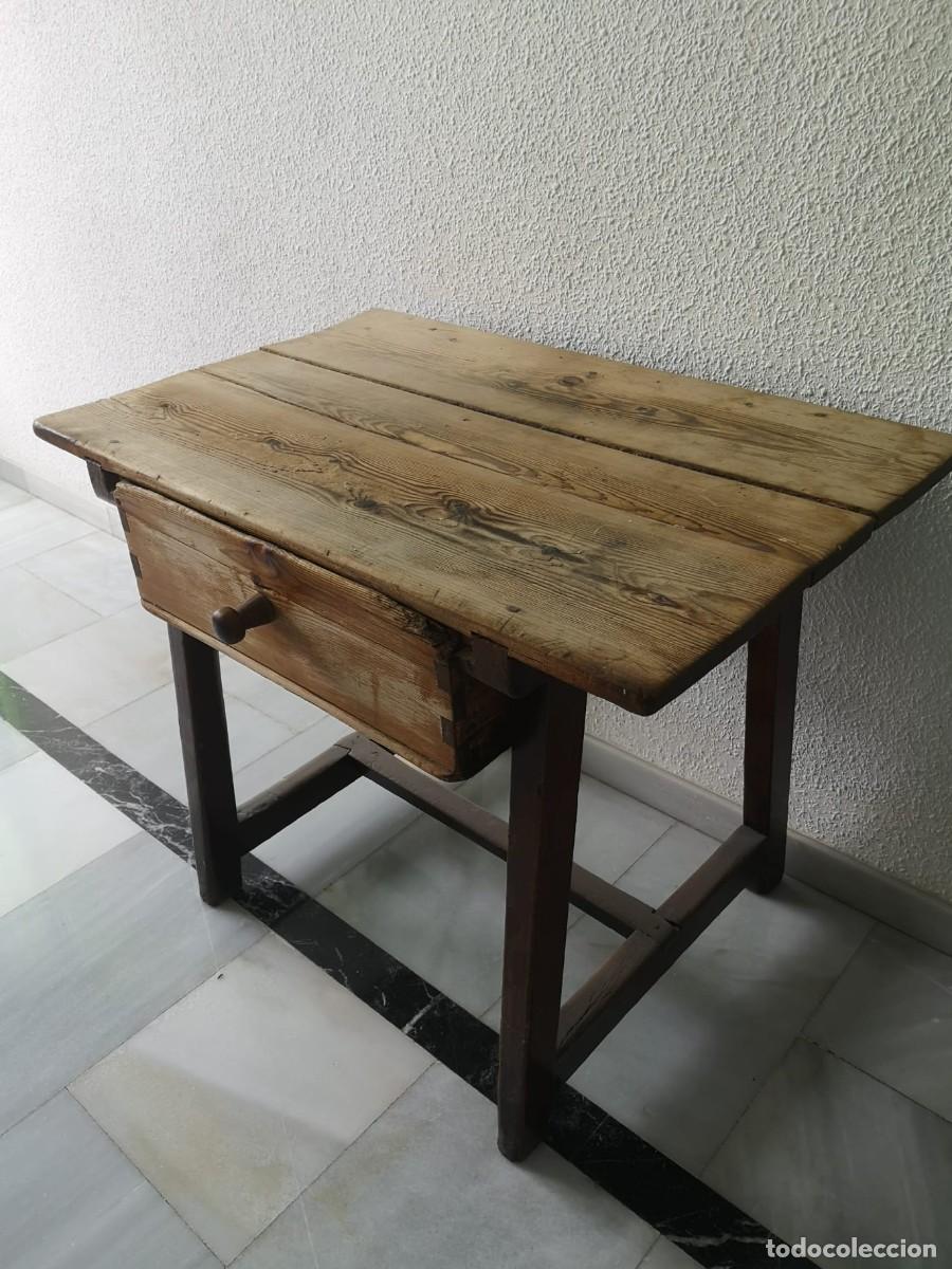 Antig&uuml;edades: Mesa tocinera antigua - Foto 5