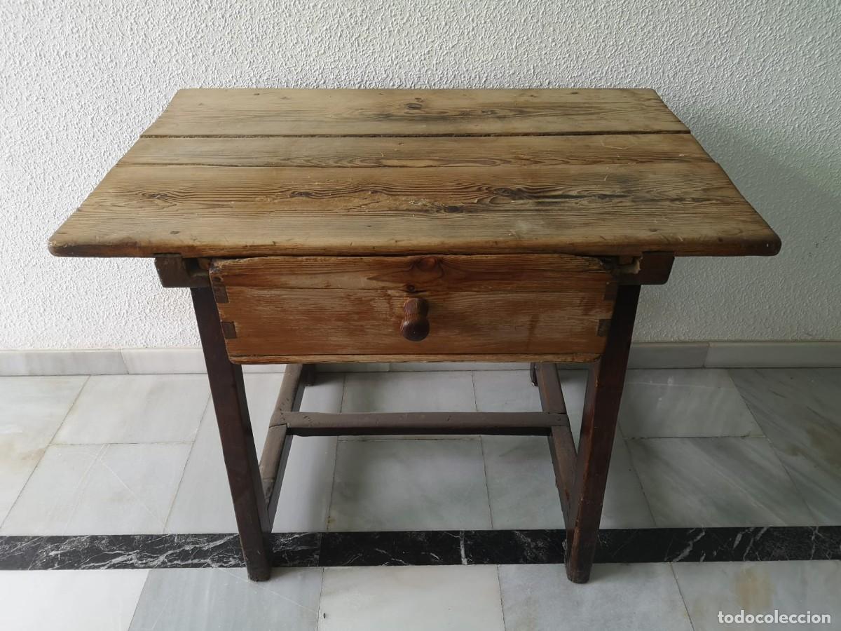 Antig&uuml;edades: Mesa tocinera antigua - Foto 6