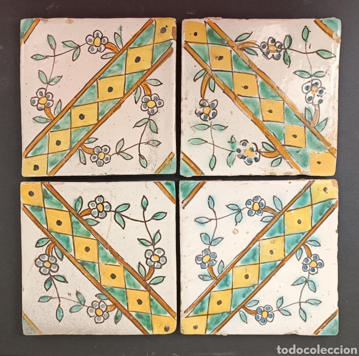 azulejos ceramica popular catalana s xix plafón - Compra venta en  todocoleccion