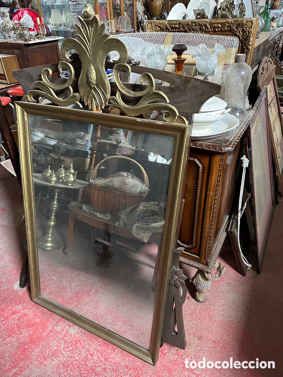 Antig&uuml;edades: Espejo antiguo alfonsino - Foto 2