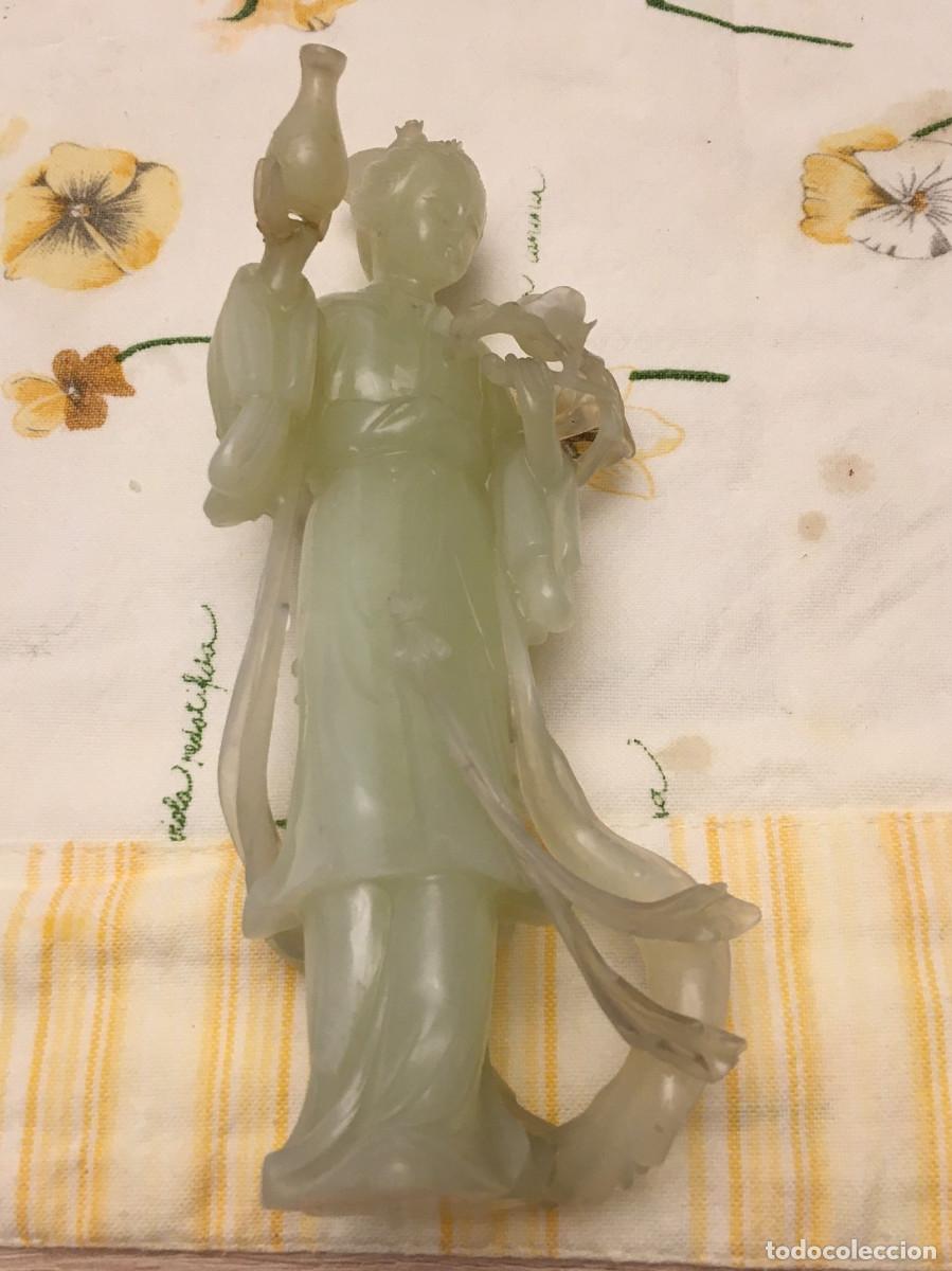 Antig&uuml;edades: FIGURA CHINA DE JADE - Foto 1