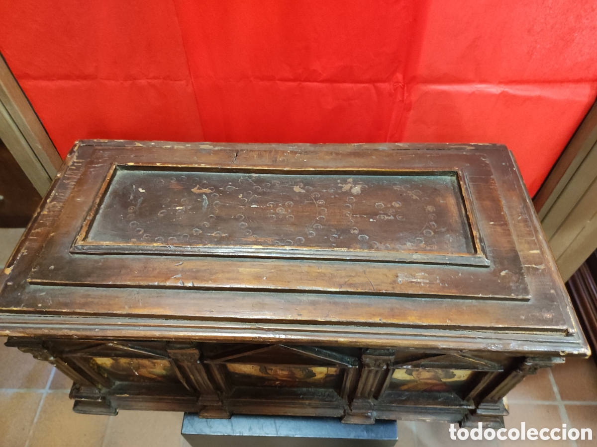 Antig&uuml;edades: Arqueta pintada - Foto 4