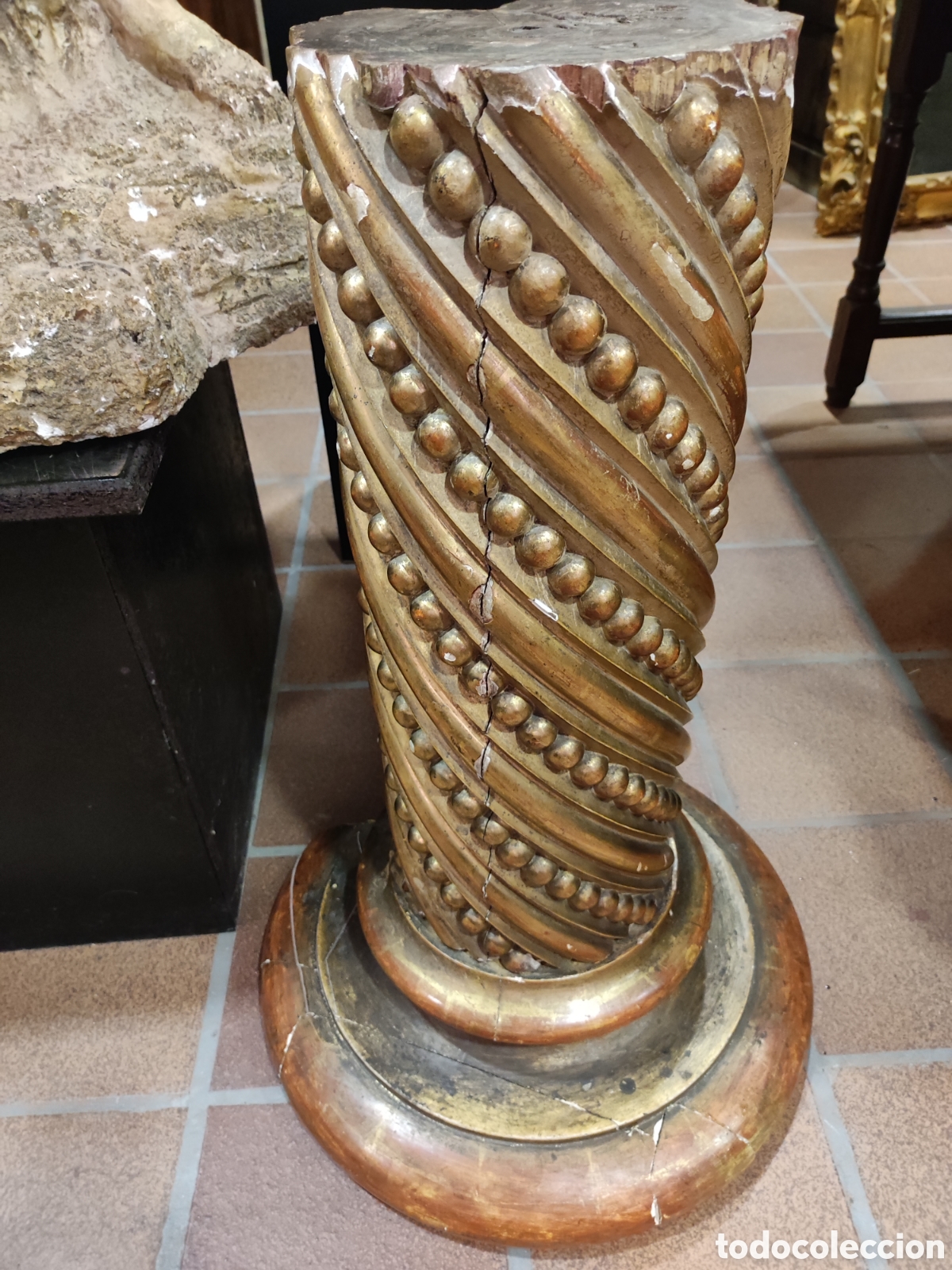 Antig&uuml;edades: Soporte columna - Foto 1