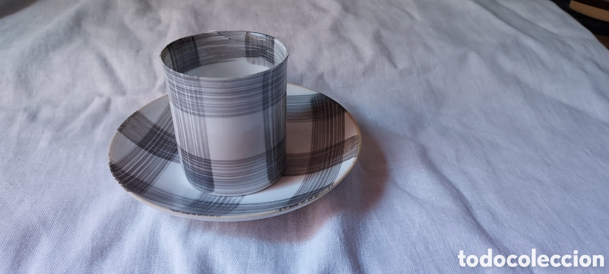 Antig&uuml;edades: TAZA CON PLATO DE CAFE CASTRO DOLMEN - Foto 3