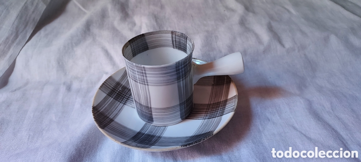 Antig&uuml;edades: TAZA CON PLATO DE CAFE CASTRO DOLMEN - Foto 4