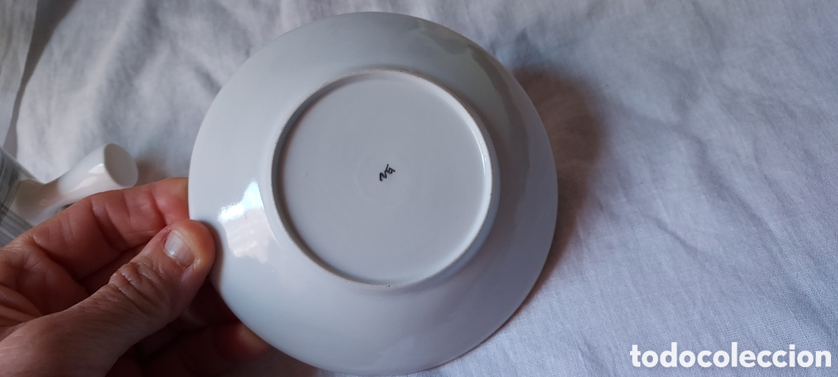 Antig&uuml;edades: TAZA CON PLATO DE CAFE CASTRO DOLMEN - Foto 7