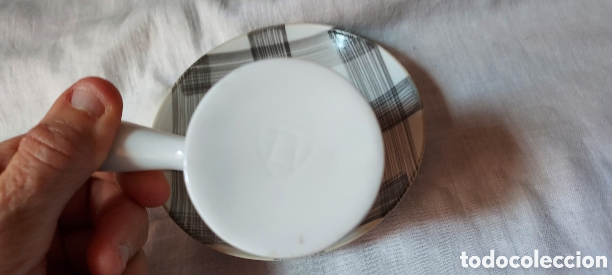Antig&uuml;edades: TAZA CON PLATO DE CAFE CASTRO DOLMEN - Foto 3