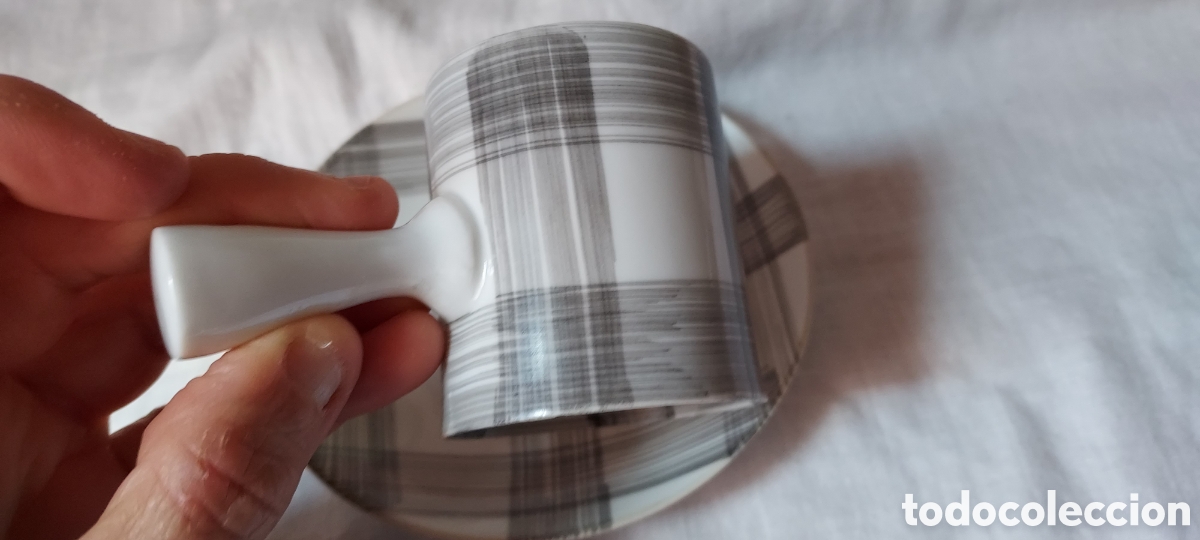 Antig&uuml;edades: TAZA CON PLATO DE CAFE CASTRO DOLMEN - Foto 5