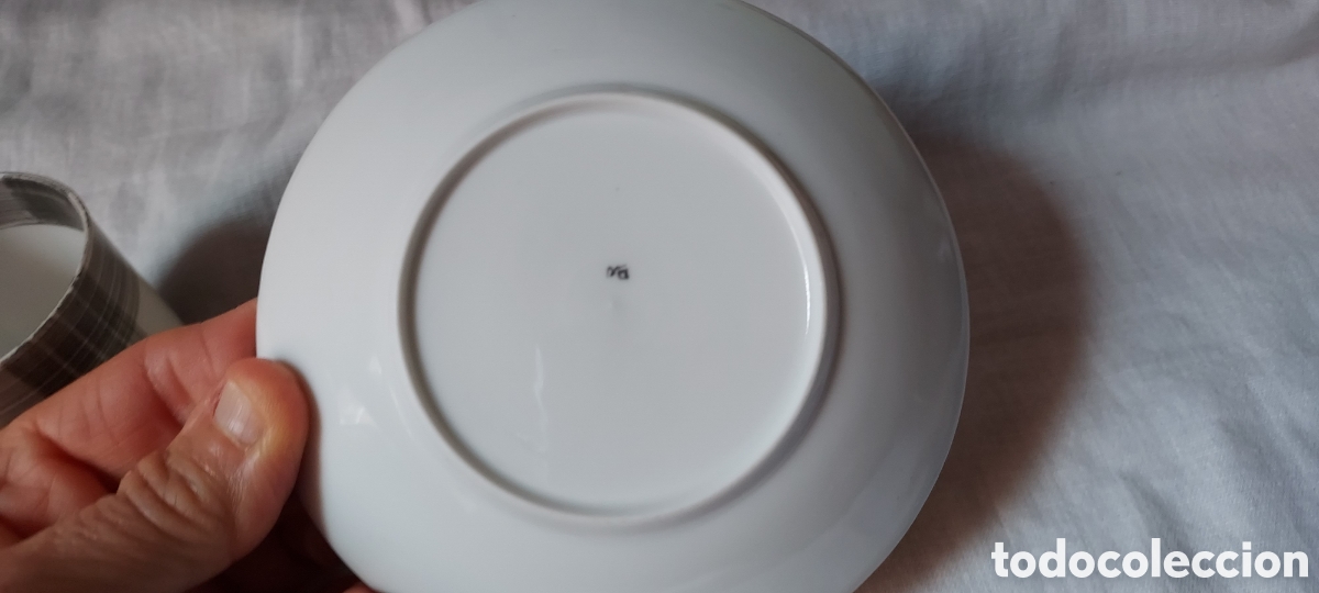 Antig&uuml;edades: TAZA CON PLATO DE CAFE CASTRO DOLMEN - Foto 6