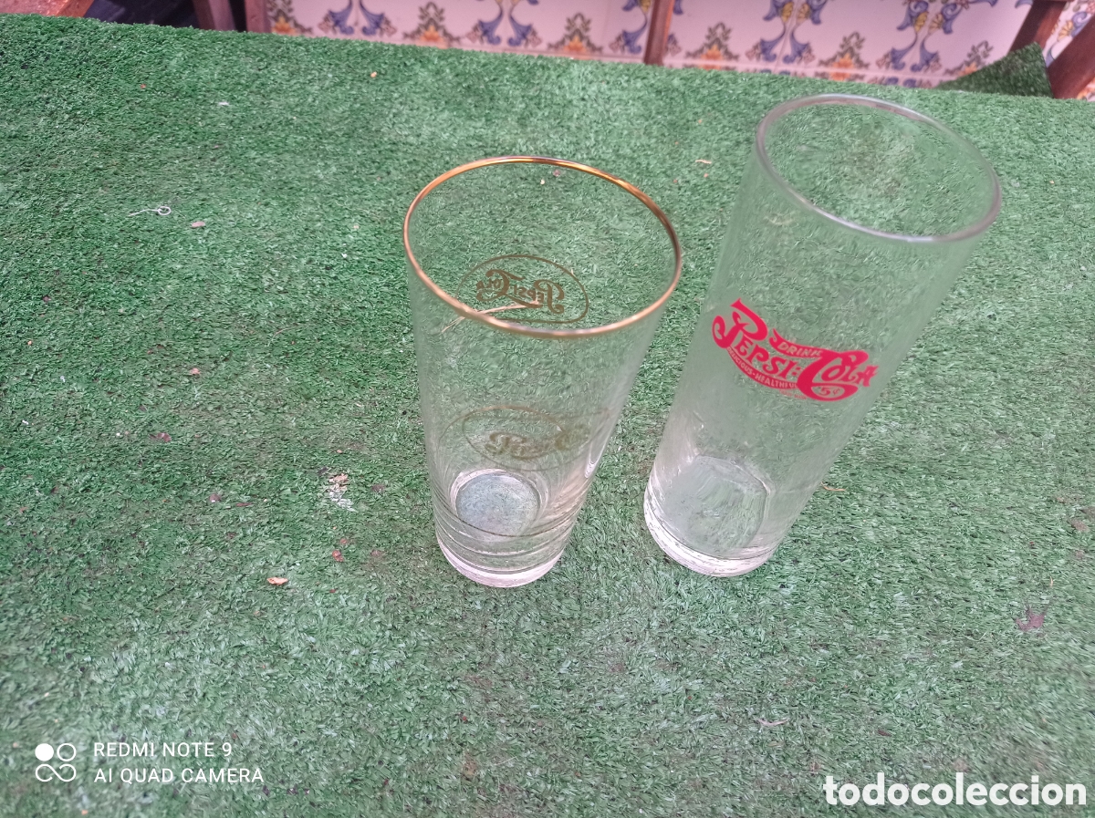 Antig&uuml;edades: Dos vasos Pepsi cola - Foto 2