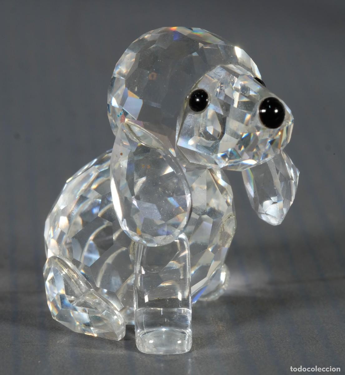 Antig&uuml;edades: 3 perros en cristal de Swarovski - Foto 6