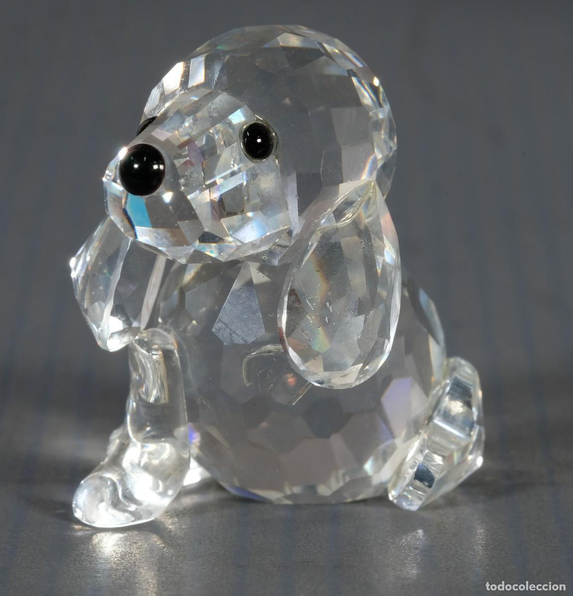 Antig&uuml;edades: 3 perros en cristal de Swarovski - Foto 7
