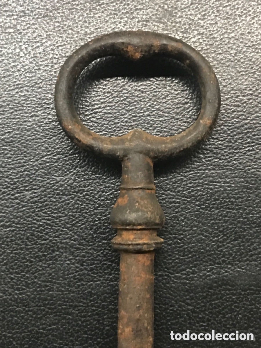 Antig&uuml;edades: ANTIGUA LLAVE FORJA DE PORT&Oacute;N - Foto 5