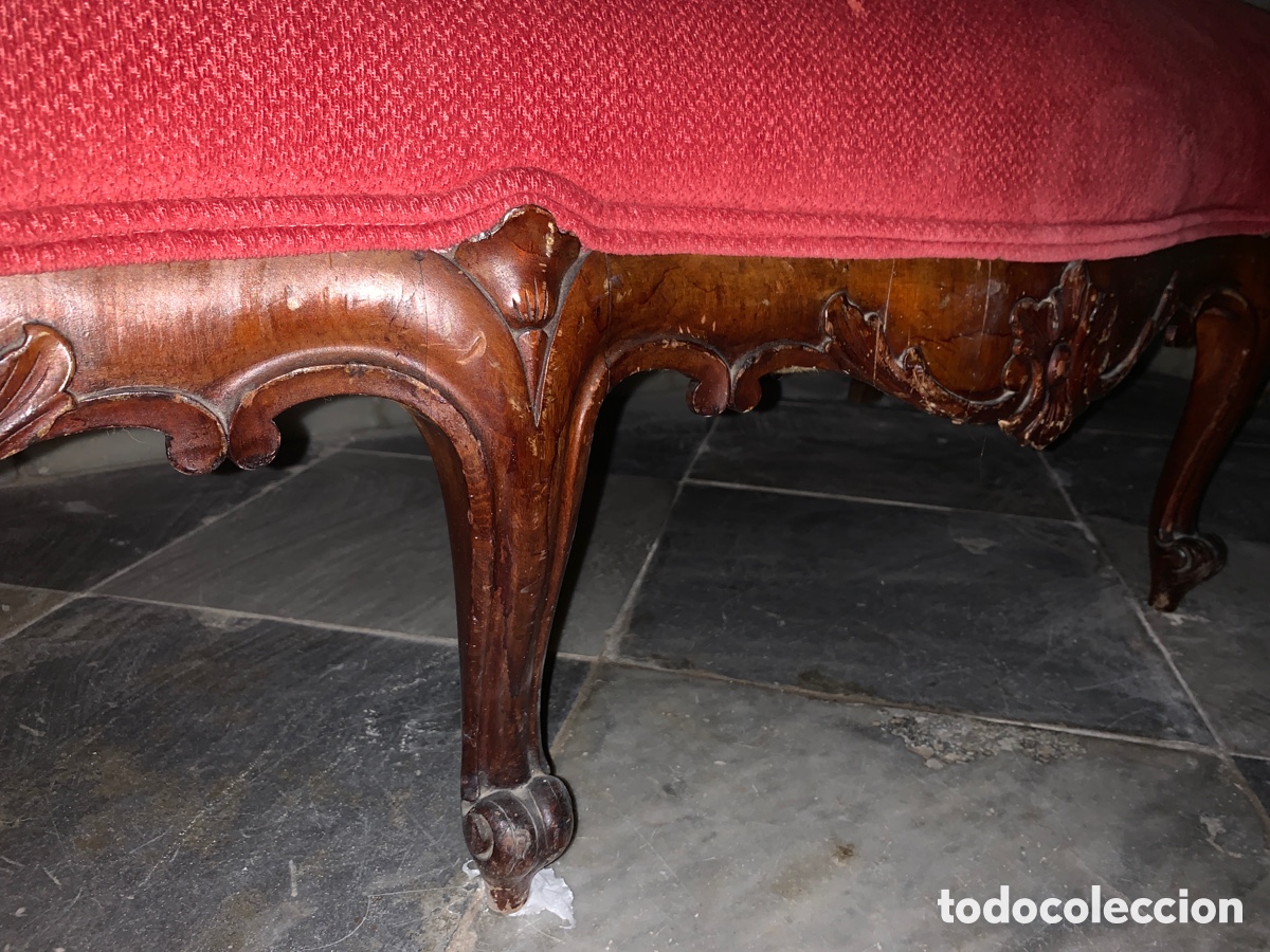 Antig&uuml;edades: Sof&aacute; isabelino SXIX - Foto 3
