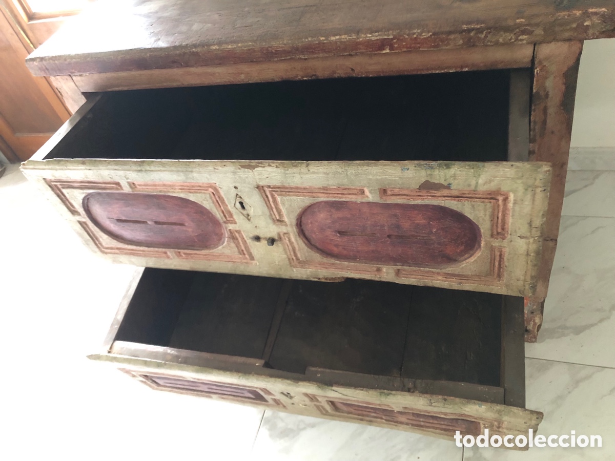 Antig&uuml;edades: Cajonera de Sacrist&iacute;a - Foto 3