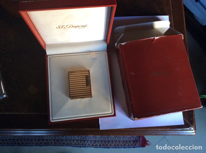 Antig&uuml;edades: Encendedor Dupont oro - Foto 1