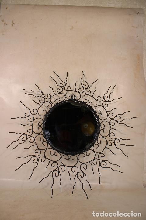 Antig&uuml;edades: espejo sol de forja - Foto 1