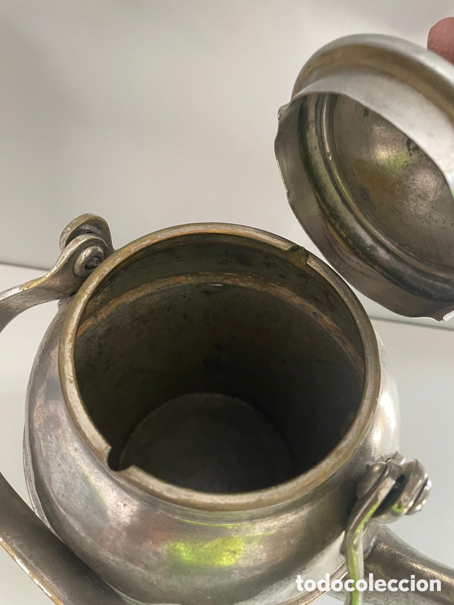 Antig&uuml;edades: Antigua cafetera o tetera - Foto 4