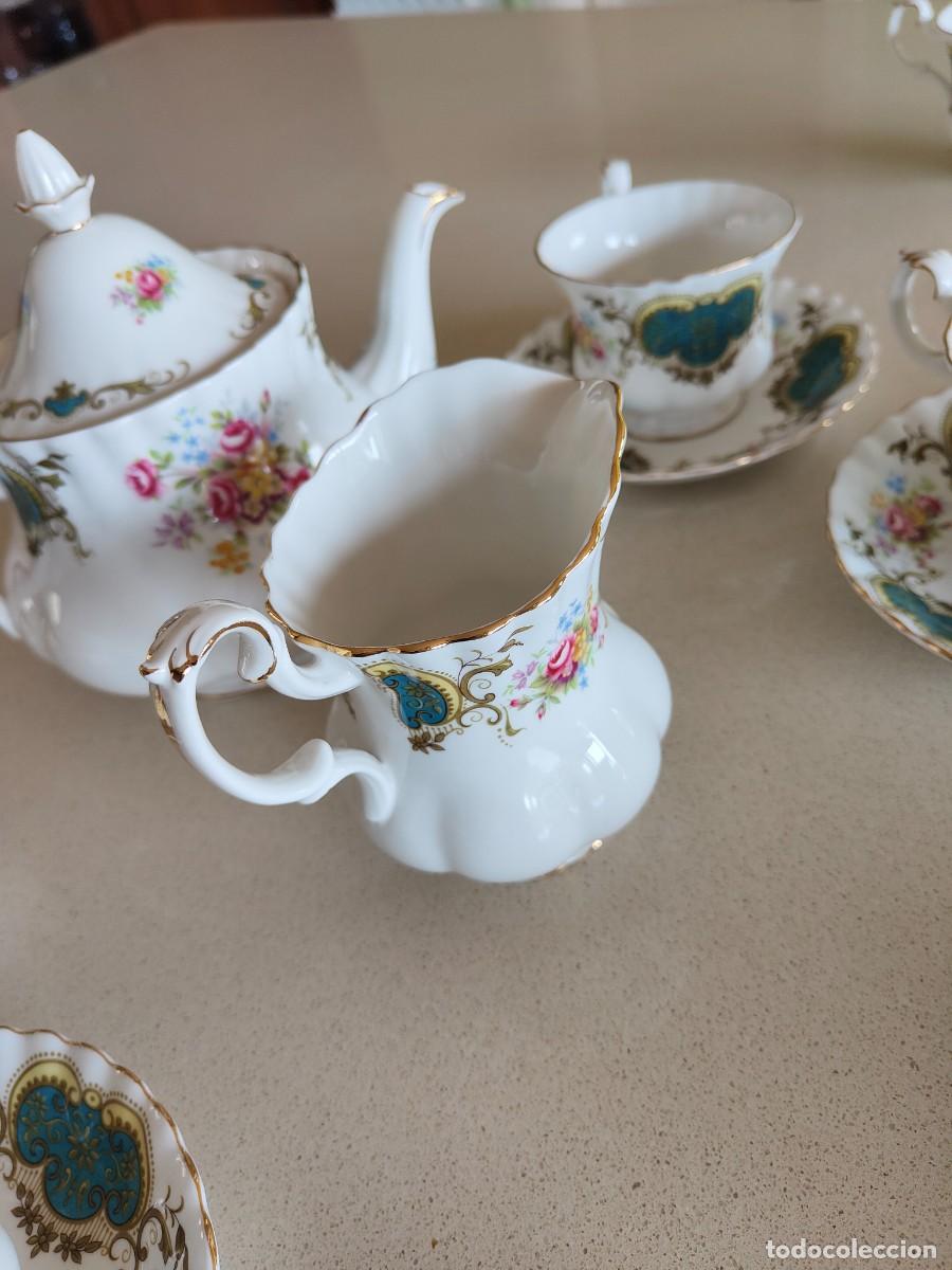 Antig&uuml;edades: JUEGO T&Eacute; ROYAL ALBERT BONE CHINE BERKELEY - Foto 4