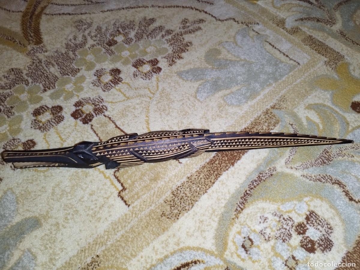 Antig&uuml;edades: Cocodrilo madera africano - Foto 1