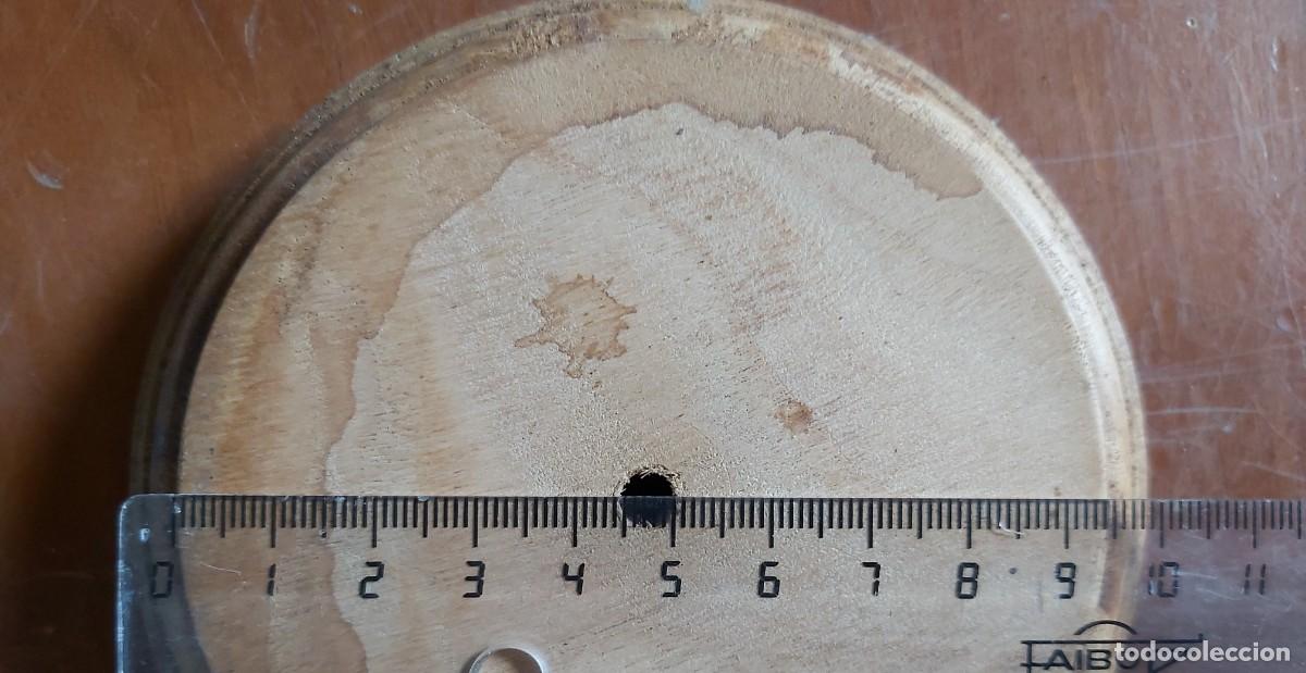 Antig&uuml;edades: Peana de madera de roble 11 cm - Foto 3