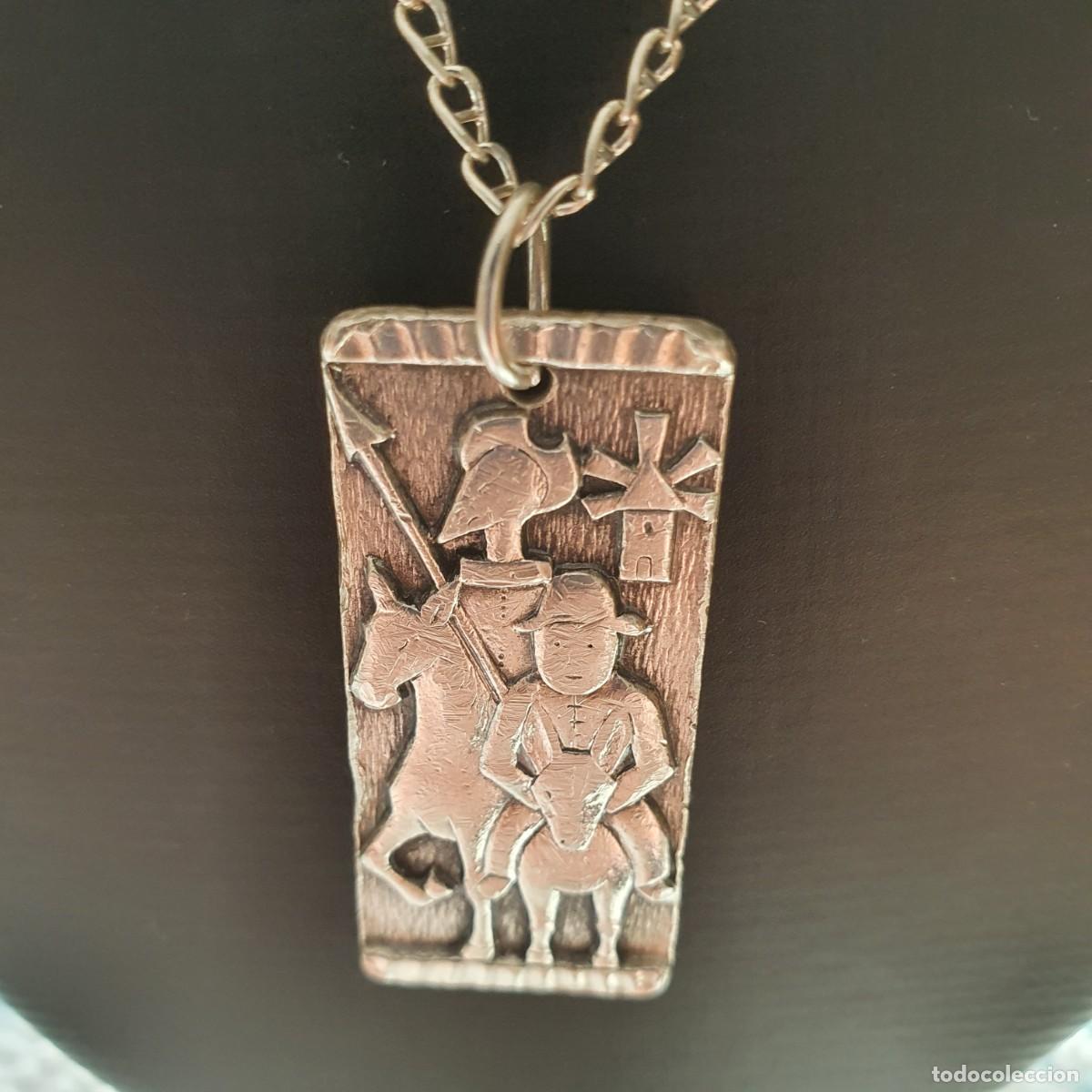Antig&uuml;edades: colgantes plata con cadena - Foto 2