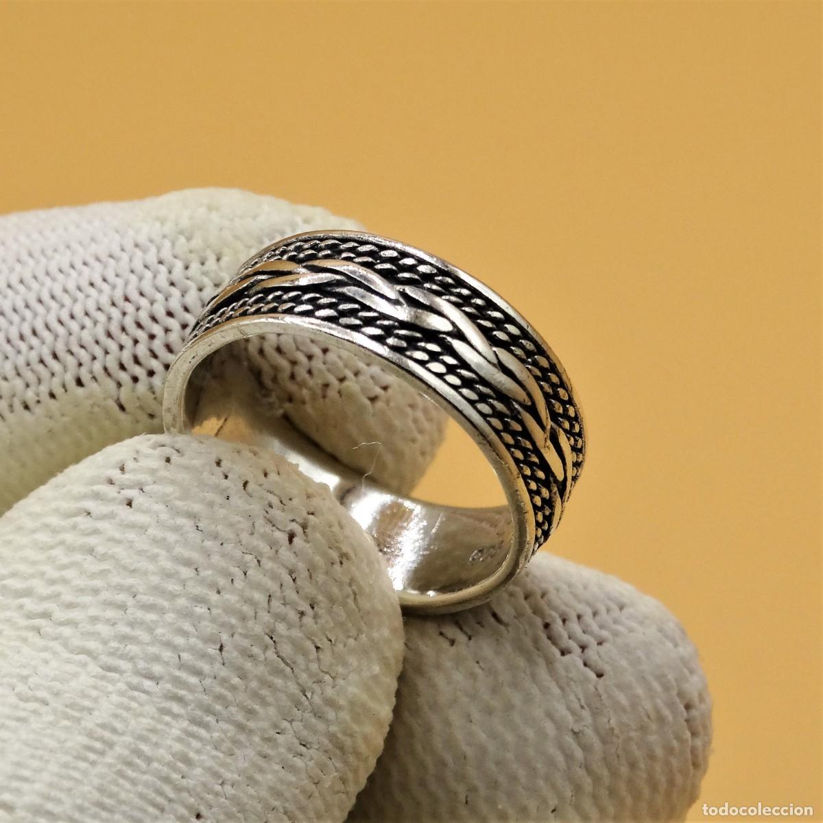 Antig&uuml;edades: Anillo de dise&ntilde;o plata 925 - Foto 4