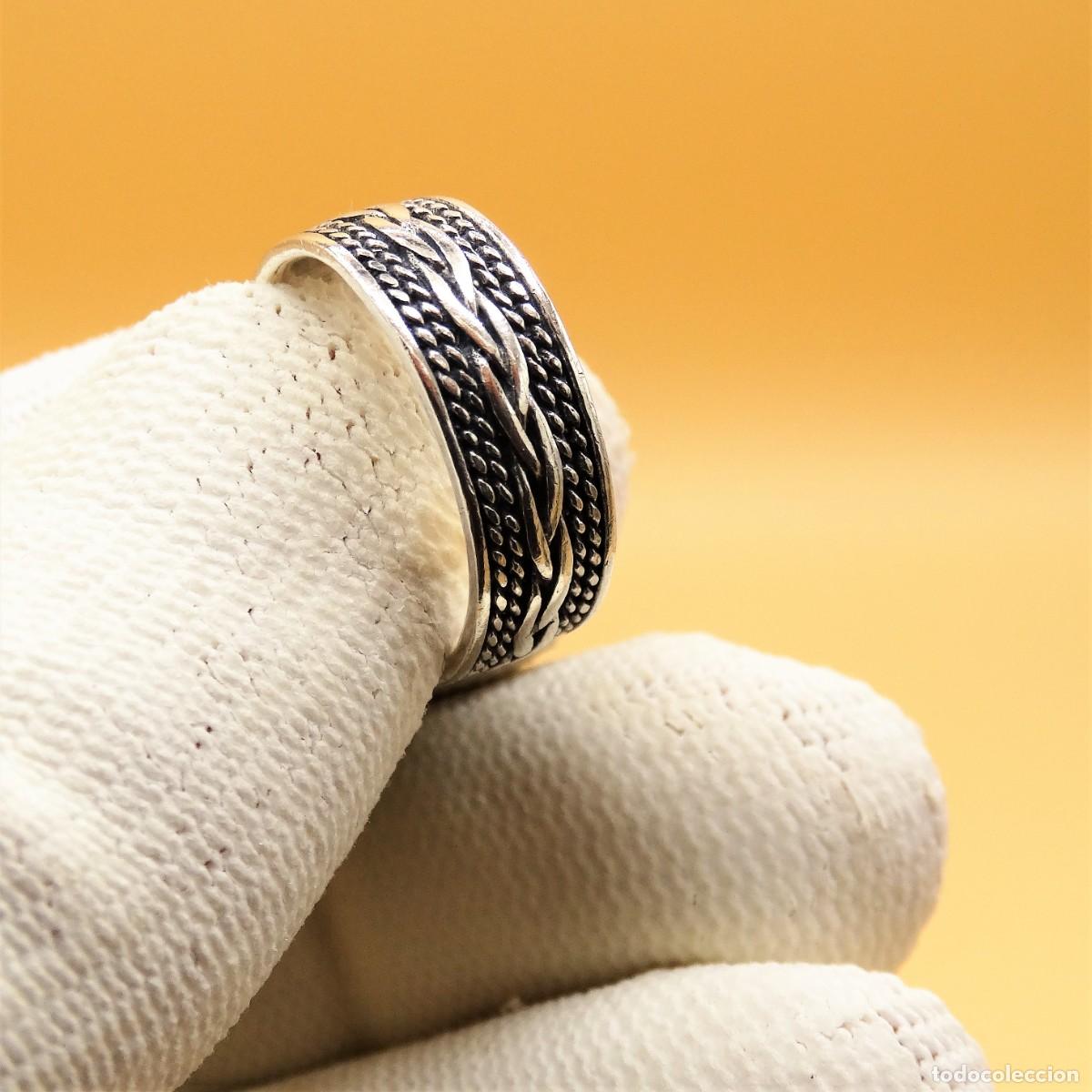 Antig&uuml;edades: Anillo de dise&ntilde;o plata 925 - Foto 6