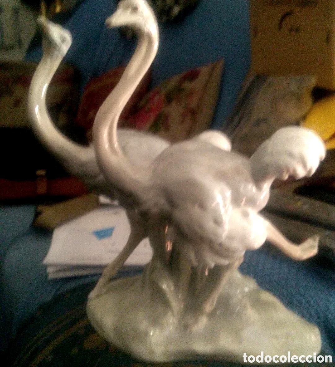 Antig&uuml;edades: Pareja de avestruces - Foto 2