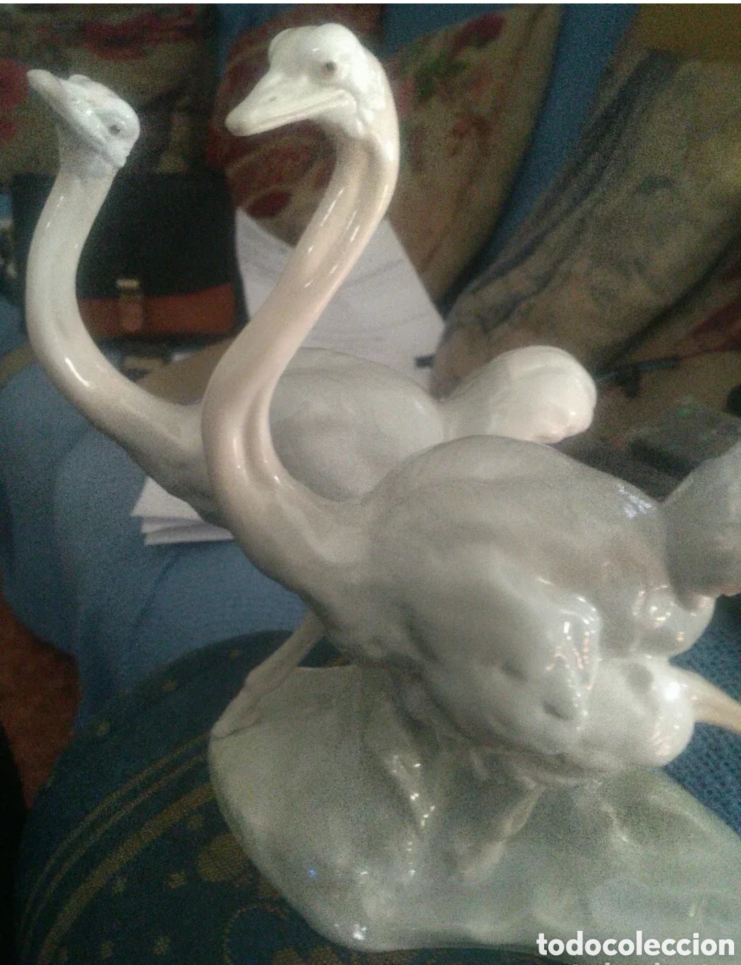 Antig&uuml;edades: Pareja de avestruces - Foto 1
