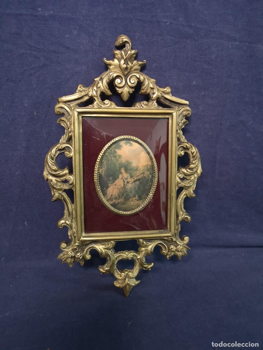 Antig&uuml;edades: MINIATURA SOBRE PLACA DE COBRE - Foto 2