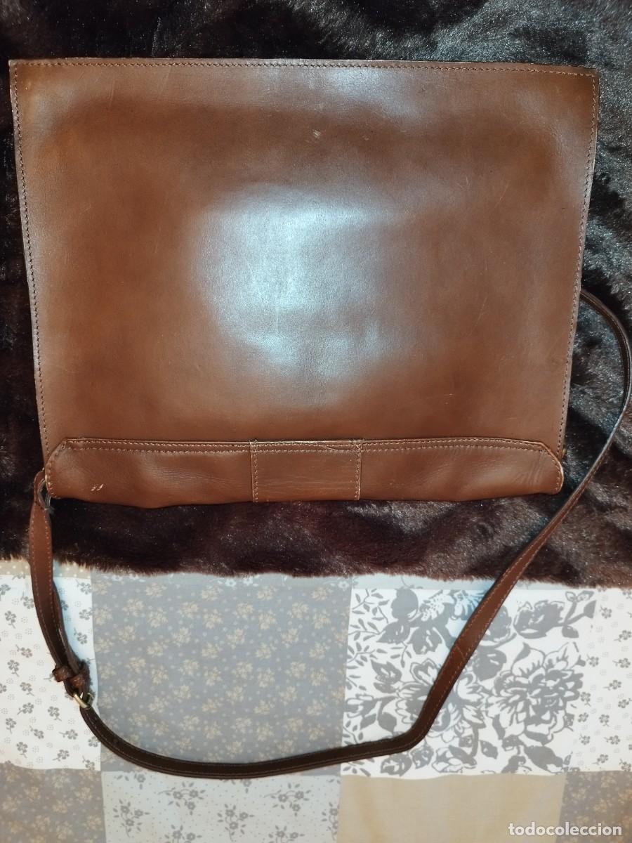 Antig&uuml;edades: Bolso piel de vaca vintage - Foto 4