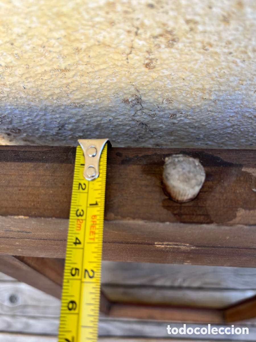 Antig&uuml;edades: Marco antiguo en madera de caoba barnizado. - Foto 11