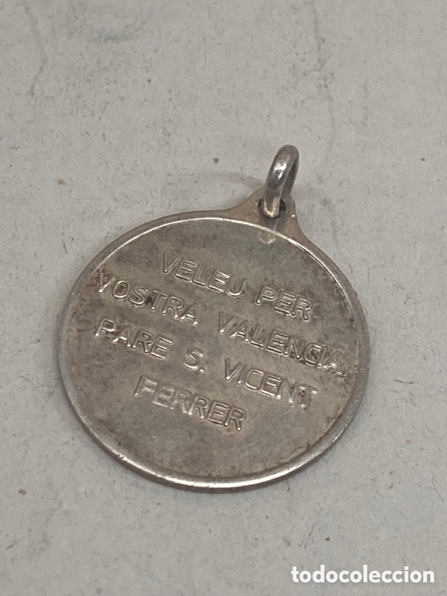 Antig&uuml;edades: Medalla de plata religiosa C07 - Foto 2