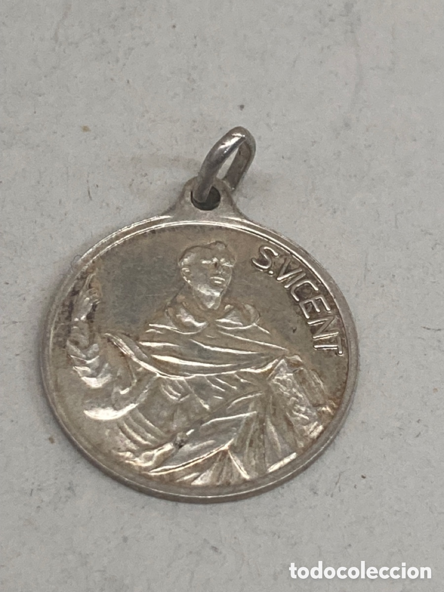 Antig&uuml;edades: Medalla de plata religiosa C07 - Foto 1