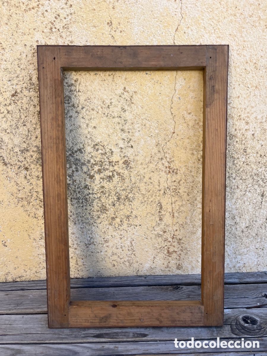 Antig&uuml;edades: Sencillo marco de madera antiguo. - Foto 1