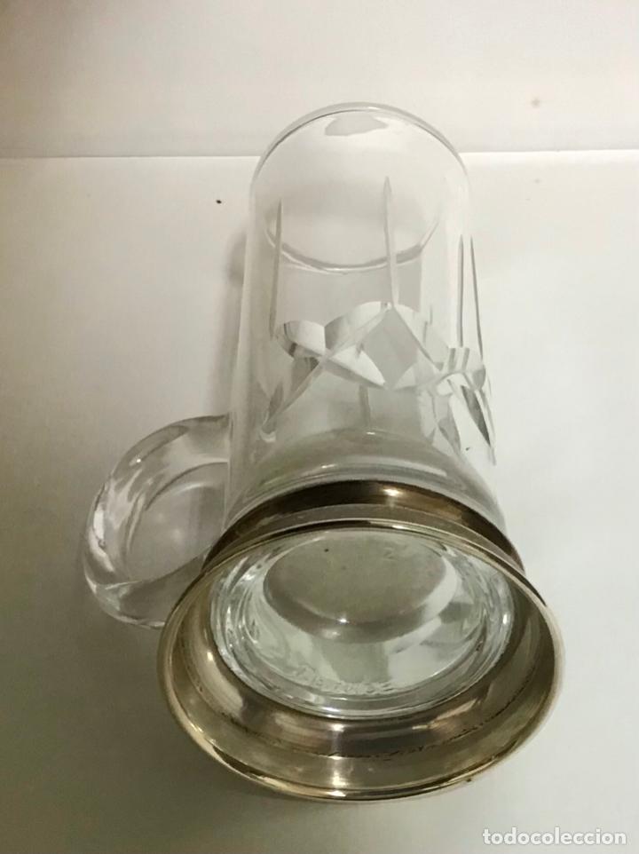 Antig&uuml;edades: JARR&Oacute;N DE CRISTAL Y PLATA - Foto 3